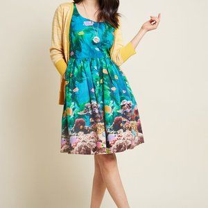 Lindy Bop Annie Aquarium Dress Modcloth Coral Reef